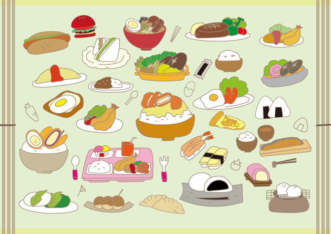 食べ物イラスト集 — moyuki's Portfolio — AWRD.com
