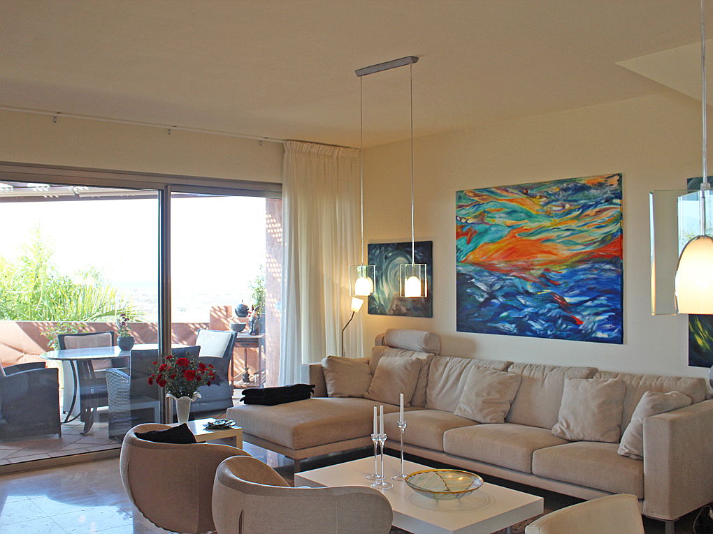  Costa Adeje
- Duplex-Penthouse with sea views in Palm Mar - Living