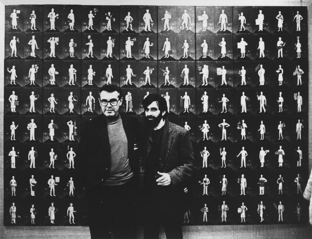 Милош Форман и Гриша Брускин, 1988 г. Фотография: Archival magazine