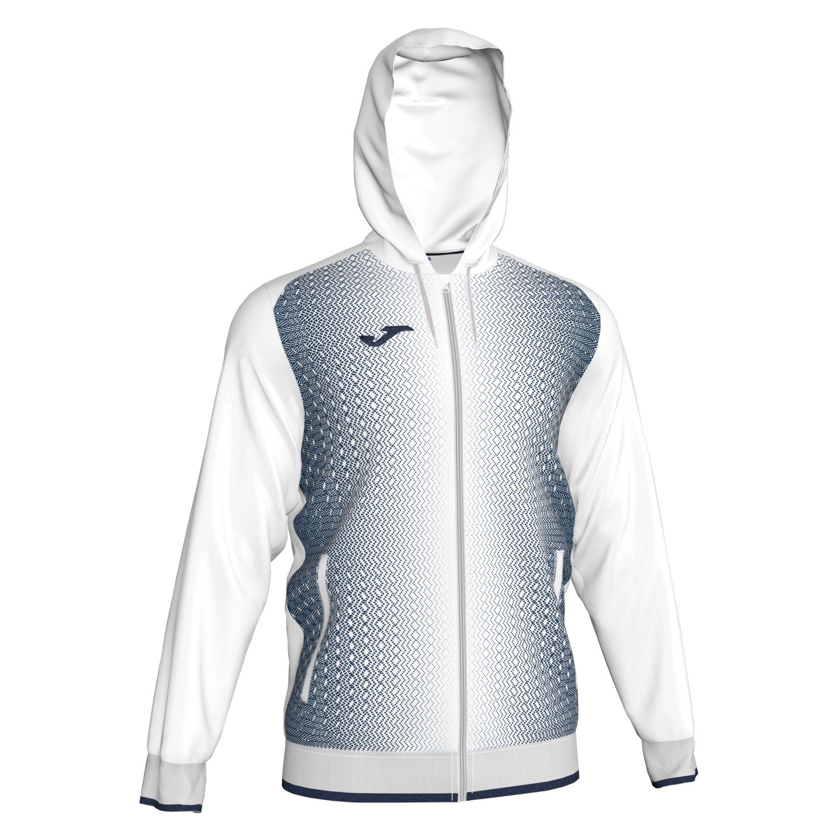 Joma Supernova Hooded Tracksuit Backet White Navy