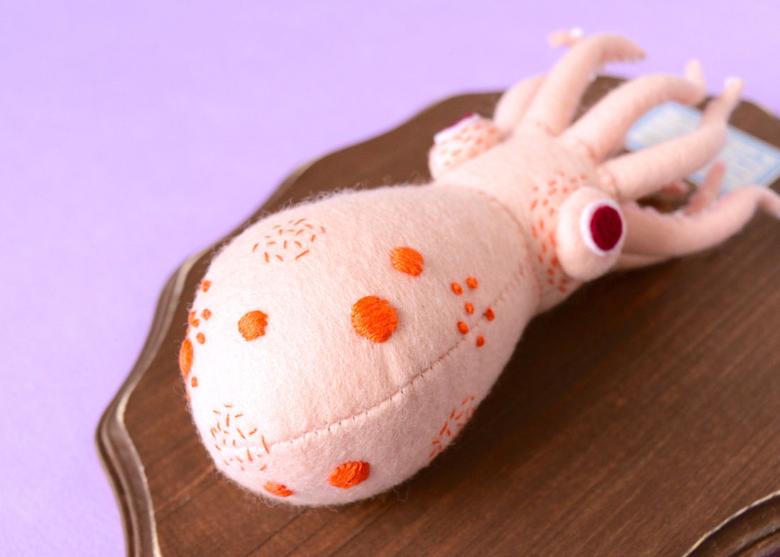 Baby Octopus pink Hin Mizushima AWRD