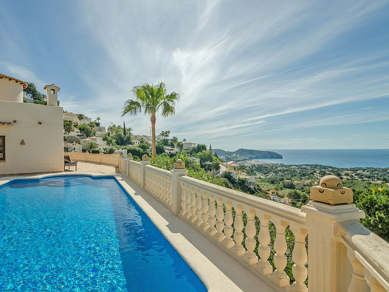  Moraira, Costa Blanca
- This unique high quality luxury property is located in one of the most desirable residential areas at the Costa Blanca and offers stunning panoramic sea views.